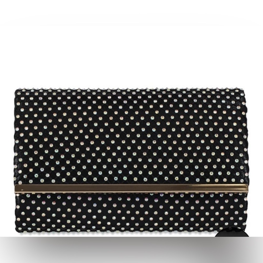 I.N.C. INTERNATIONAL CONCEPTS Caitlin Netted Microstone Clutch